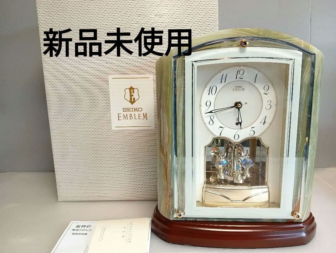 【新品未使用】【定価11万円】置時計SEIKOセイコーエンブレム　HW590M