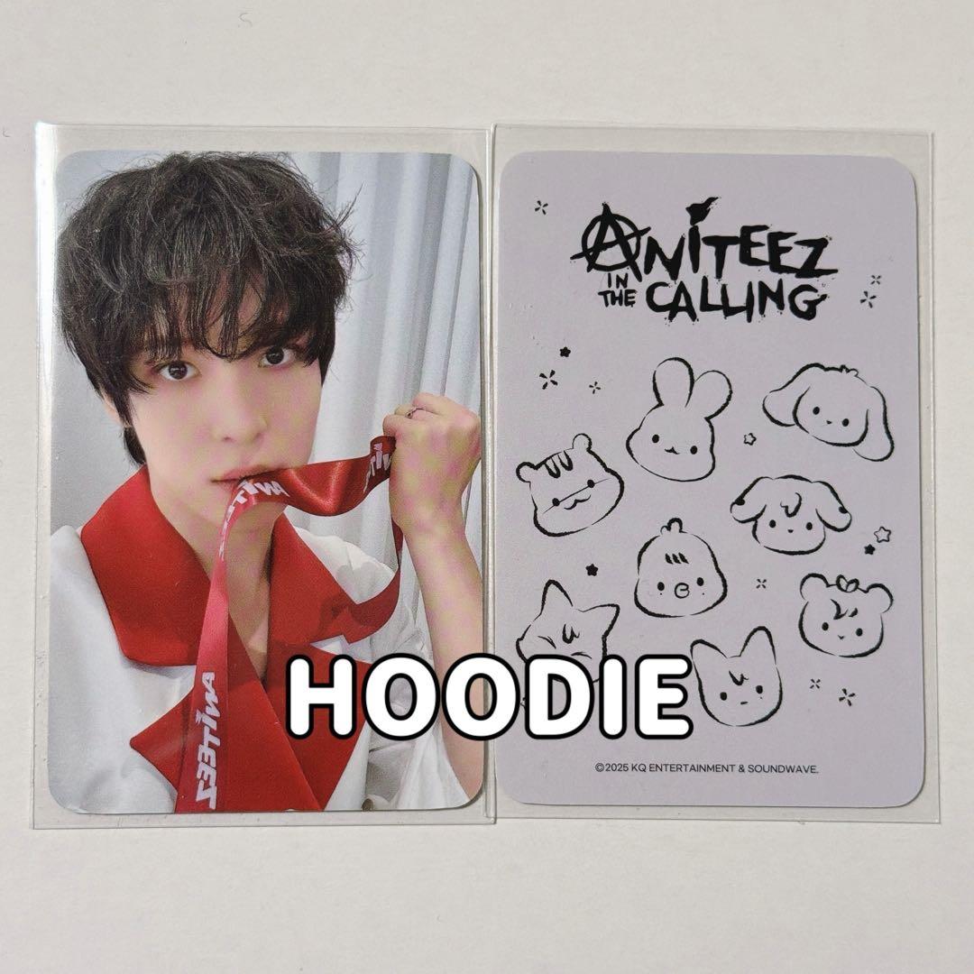 【フーディー】 ATEEZ ユノ ANITEEZ CALLING トレカ