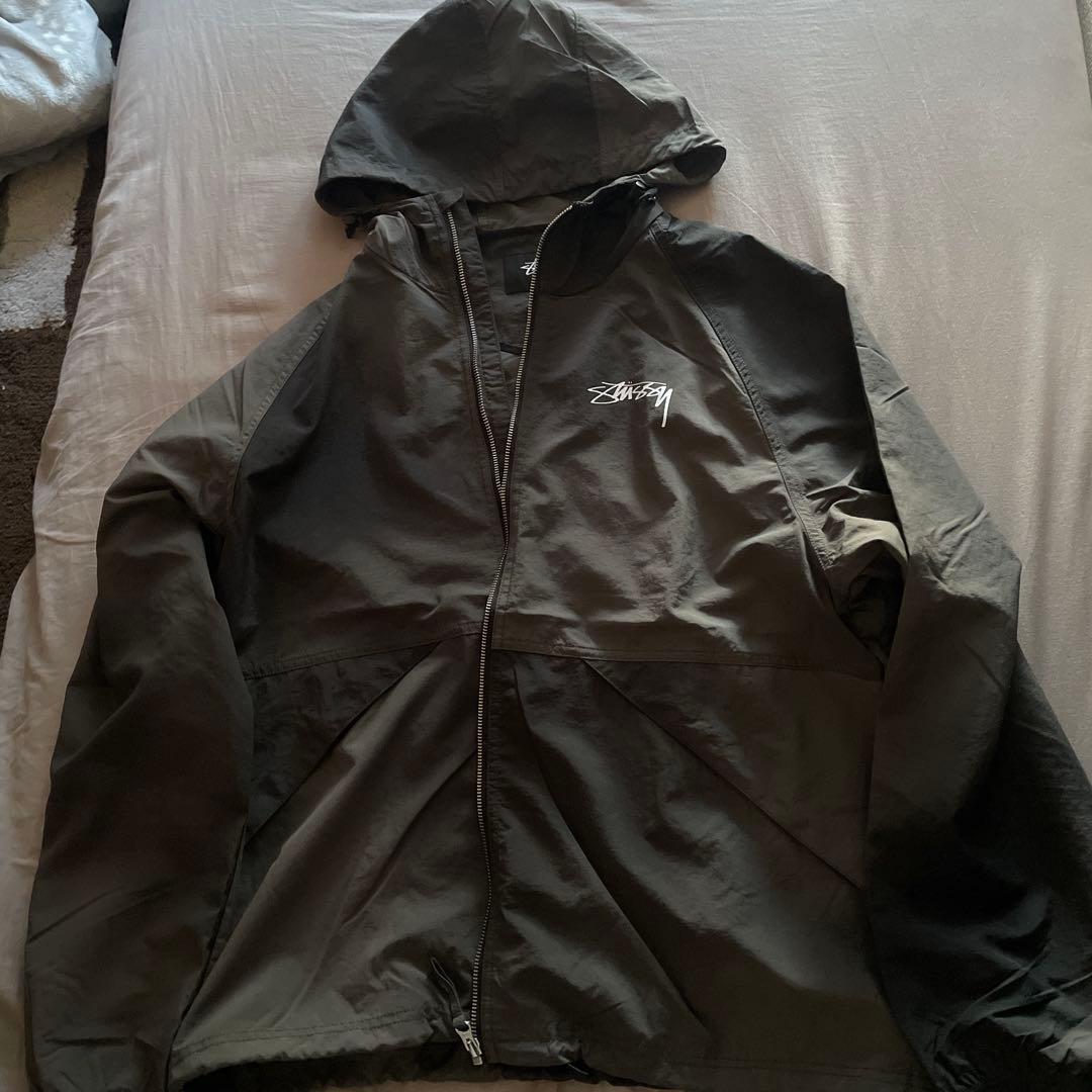 Stussy フード付きナイロンジャケット L