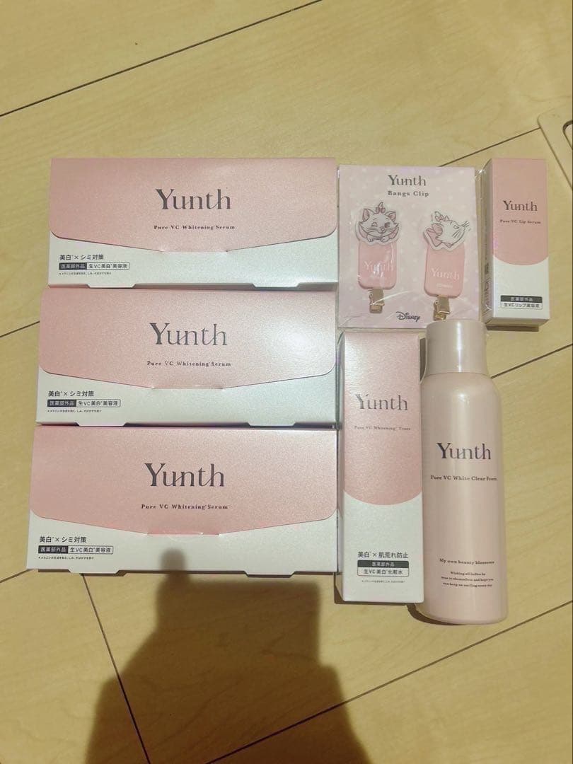 ユンス Yunth フルセット 美容液 クリーム 化粧水 洗顔 7点セット
