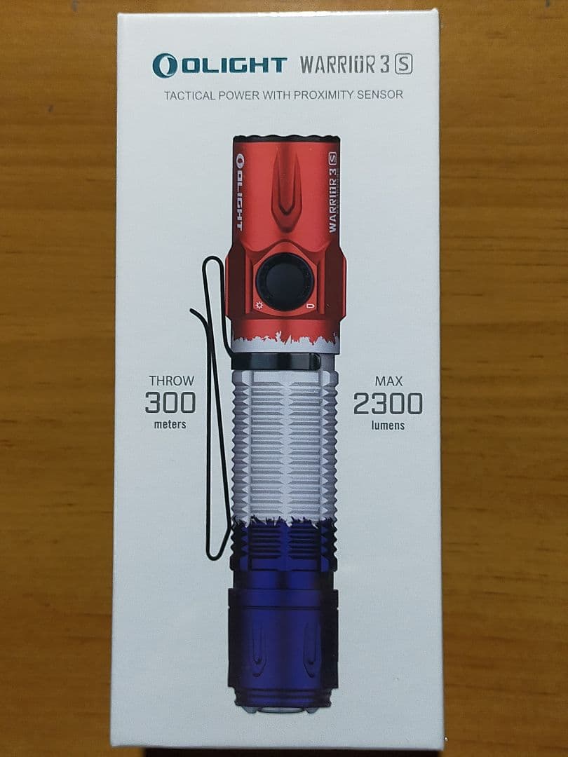 オーライト WARRIOR 3S タクティカルライト トリコロール