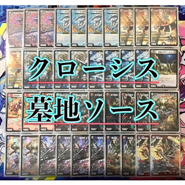 本格構築 【クローシス墓地ソース】 デッキ＆二重スリーブ