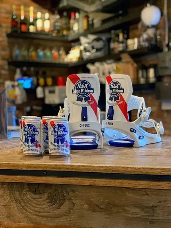 FLUX Pabst Blue Ribbon スノーボード ビンディング