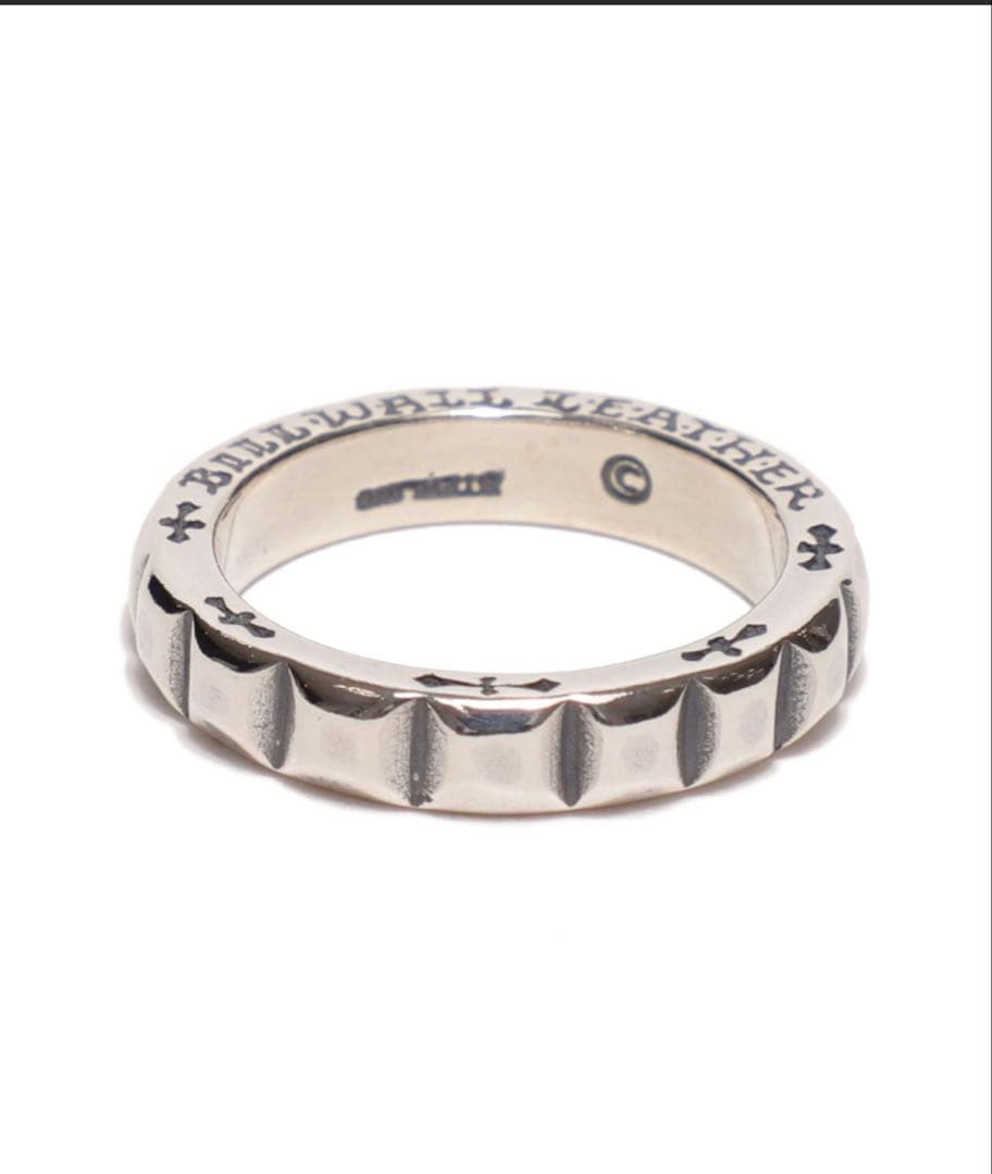 Bill Wall Leather フェイステッド リング US-9サイズ