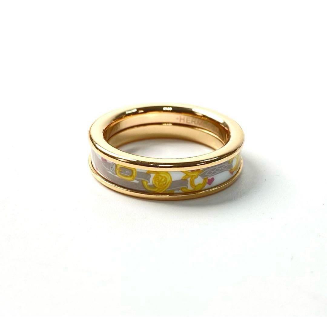 美品 エルメスHERMES ブリッド ドゥ ガラ ラヴ PM リング T57