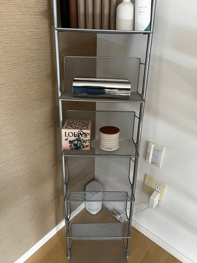 メッシュウォールシェルフ