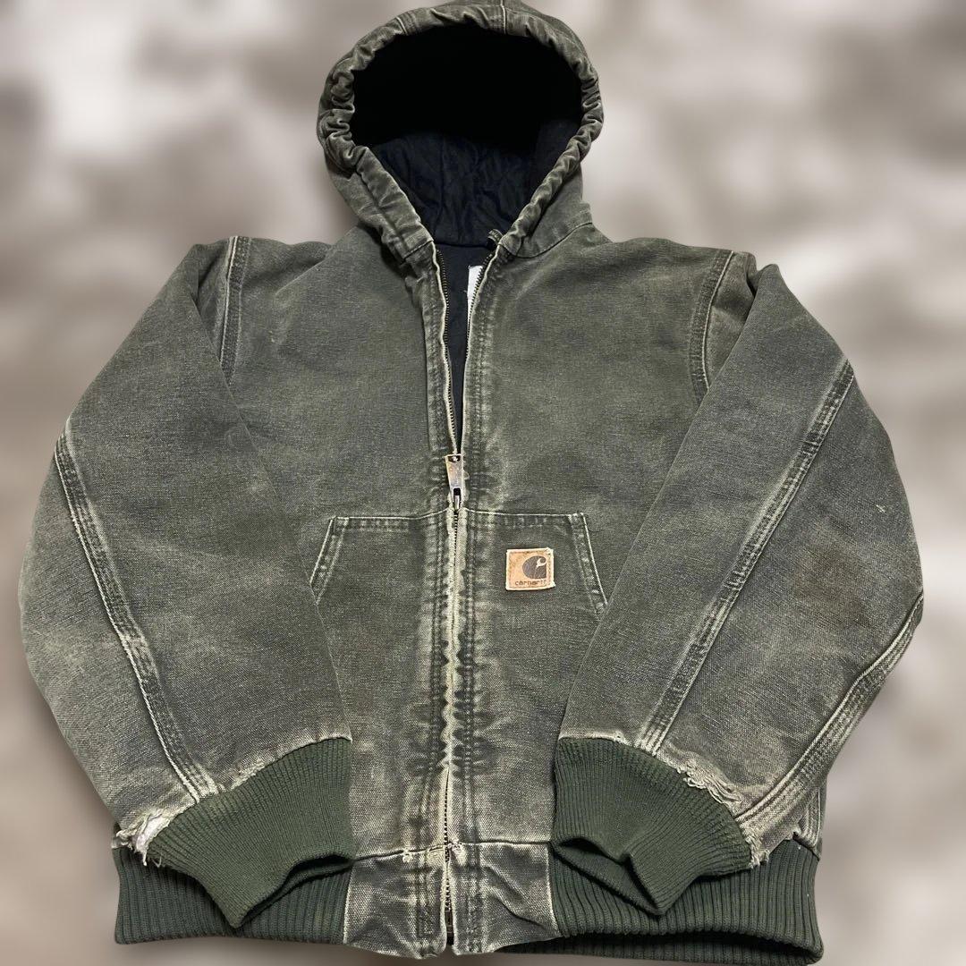 か*か様 Carhartt アクティブジャケット モスグリーン　サイズ L