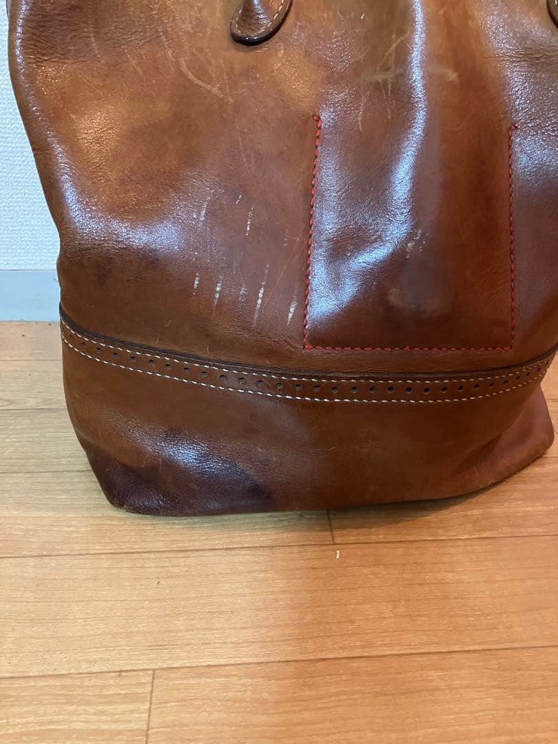 ラッキージョンレザートートバック RRL ゴローズLUCKYJOHNアットラスト