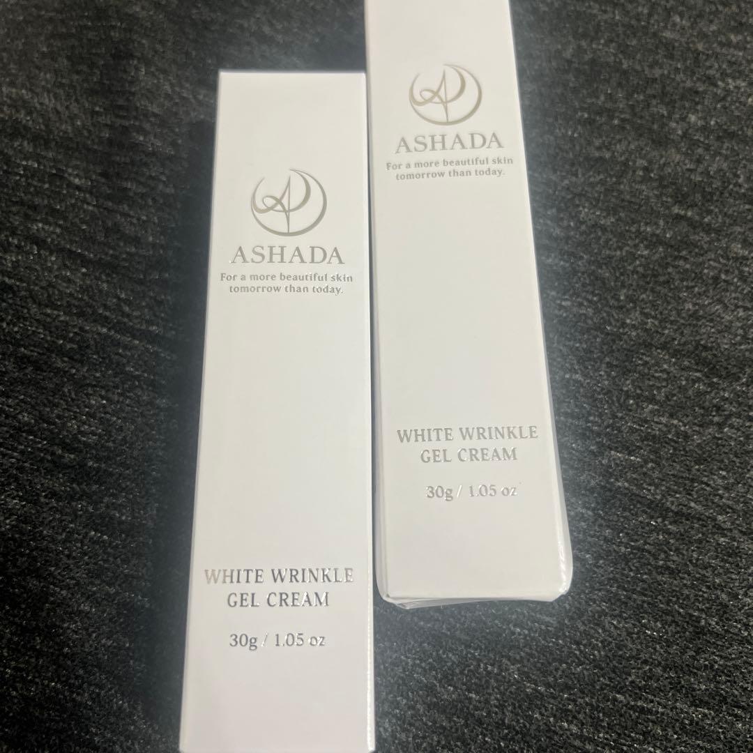 ASHADA WHITE WRINKLE GEL CREAM 30g、２本セット