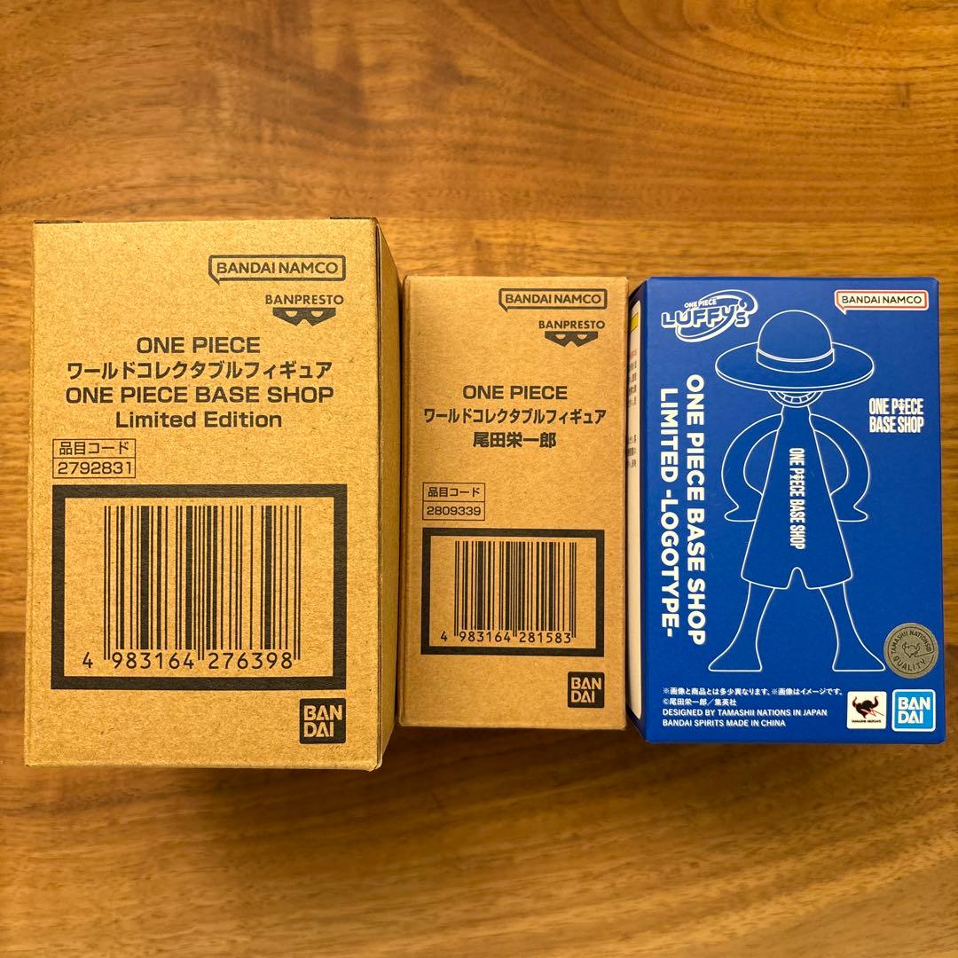 BASESHOP ワーコレ 尾田栄一郎 ルフィ 2点セット + 限定ルフィズ