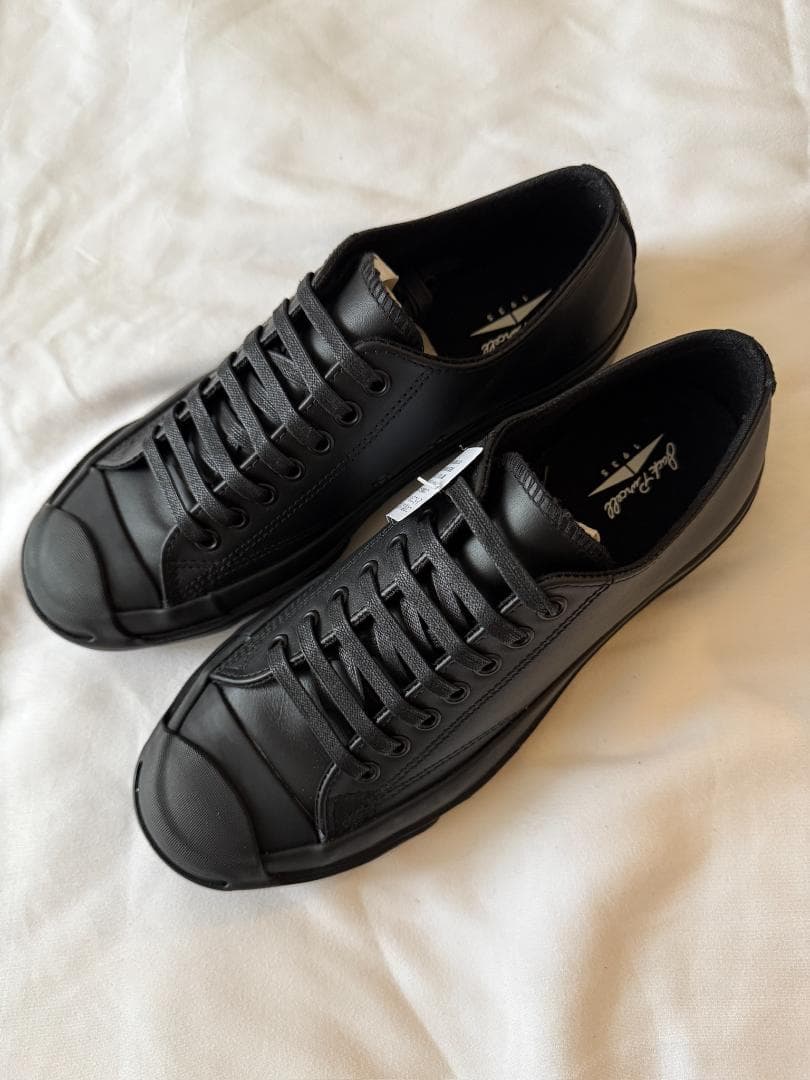 CONVERSE ジャックパーセル　レザー ブラック