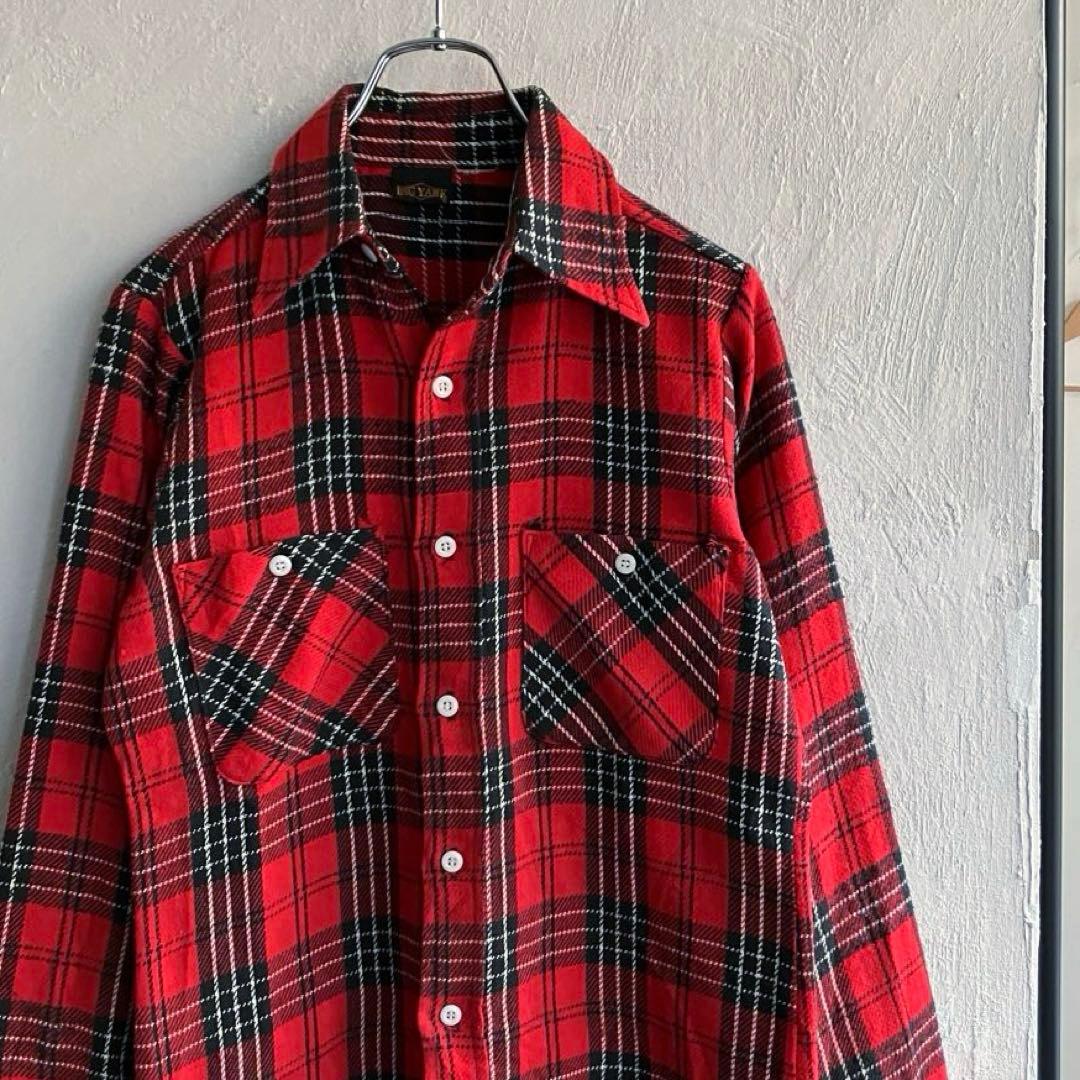 70S BIG YANK ネルシャツ ヘビネル ビッグヤンク アナトミカ