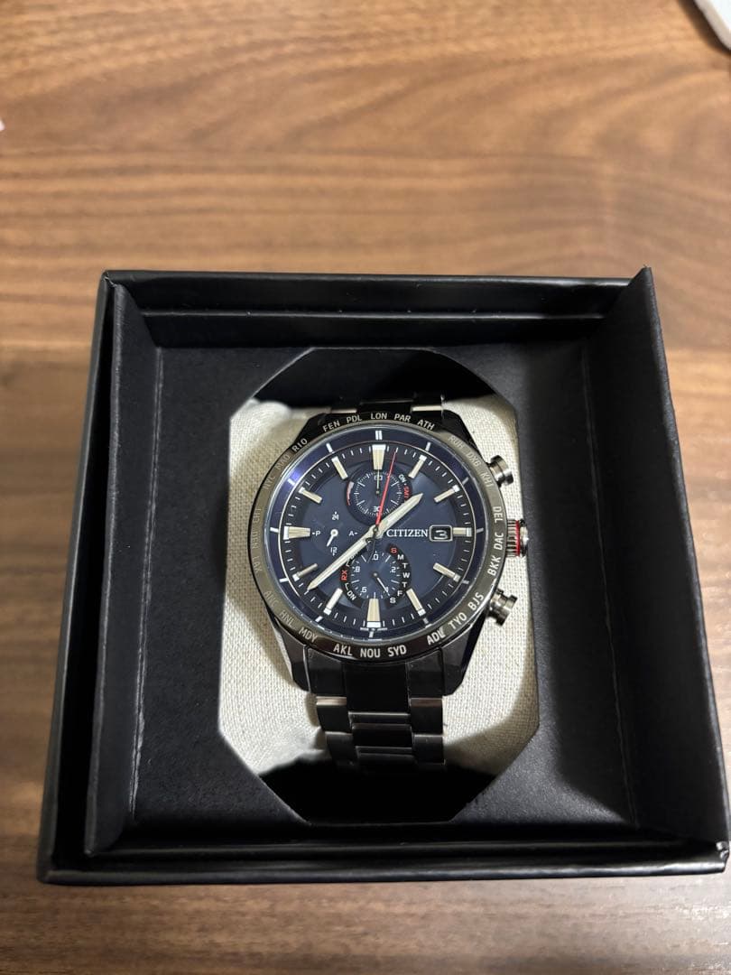 シチズン ATESSA ACT Line AT8186-51L ネイビー