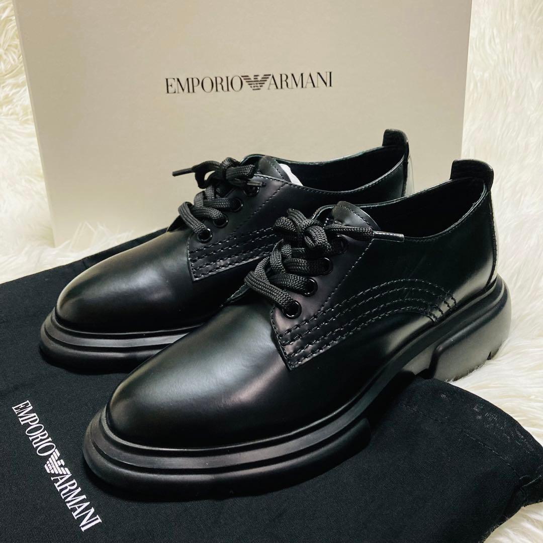エンポリオアルマー二　UK4 ブラック　プラットフォーム　シューズ　厚底　23㎝ x8x102-xk346-m700_1.jpg