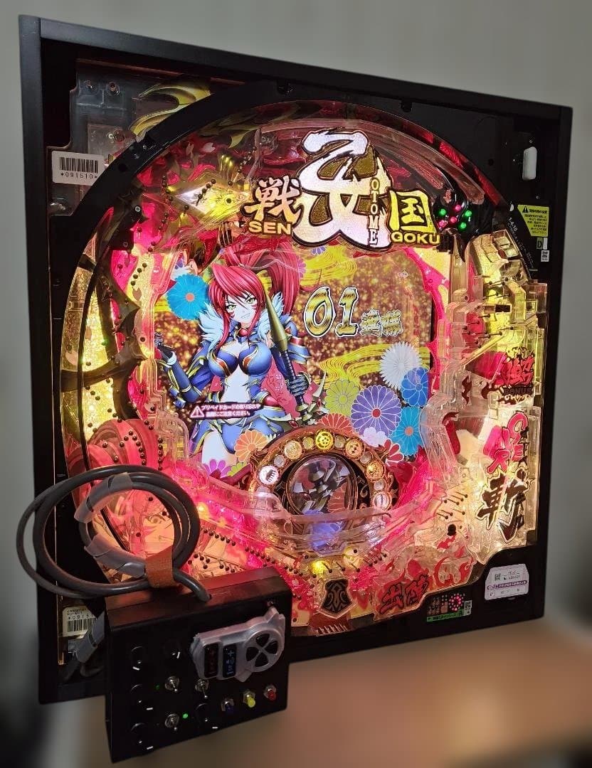 卓上パチンコ　平和　CR戦国乙女 ～花～ 99ver.　中古 送料無料・税込】CR戦国乙女～花～99ver. 家庭用パチンコ実機 【商品名