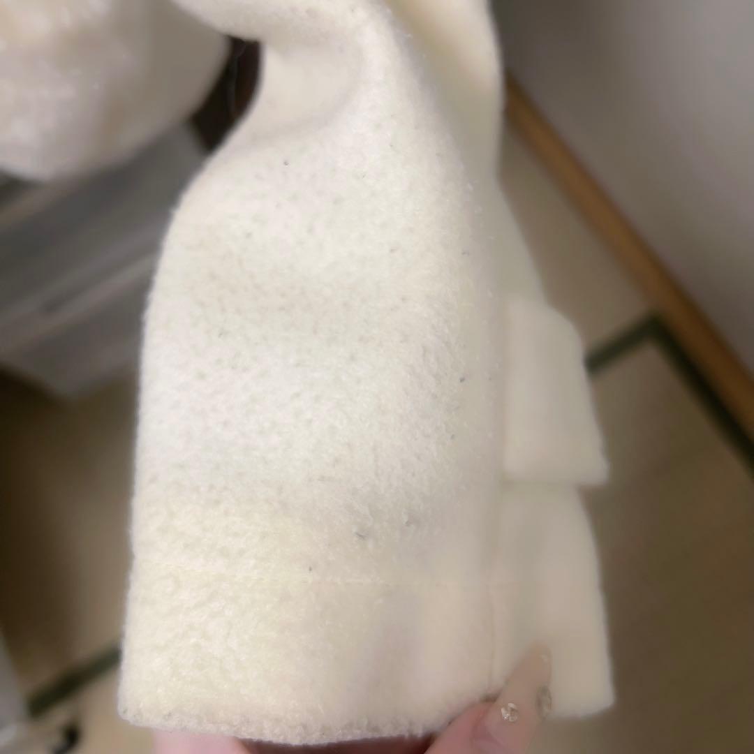 MARS マーズ ファーポケットショートコート 量産型 ホワイト コート