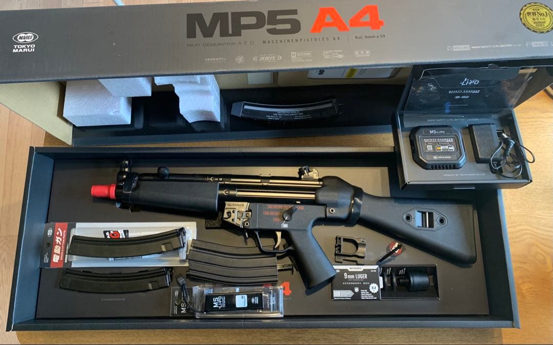 東京マルイ 次世代電動ガン MP5 A4 その他付属 レビュー】東京マルイ、「次世代電動ガン MP5 A4」レビュー 初心者でも