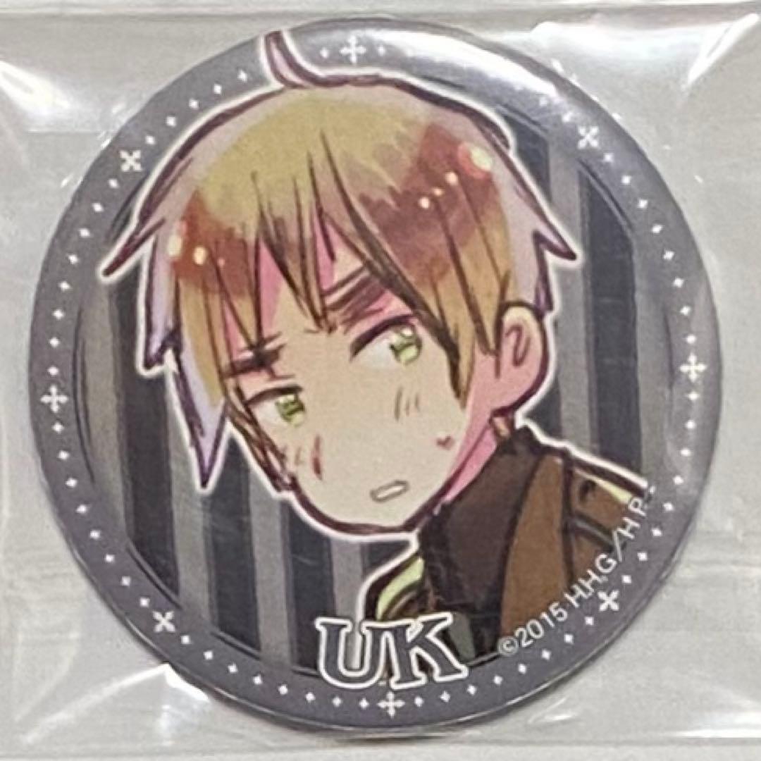 ヘタリア Axis powers アニメジャパン 缶バッジ イギリス 原作絵