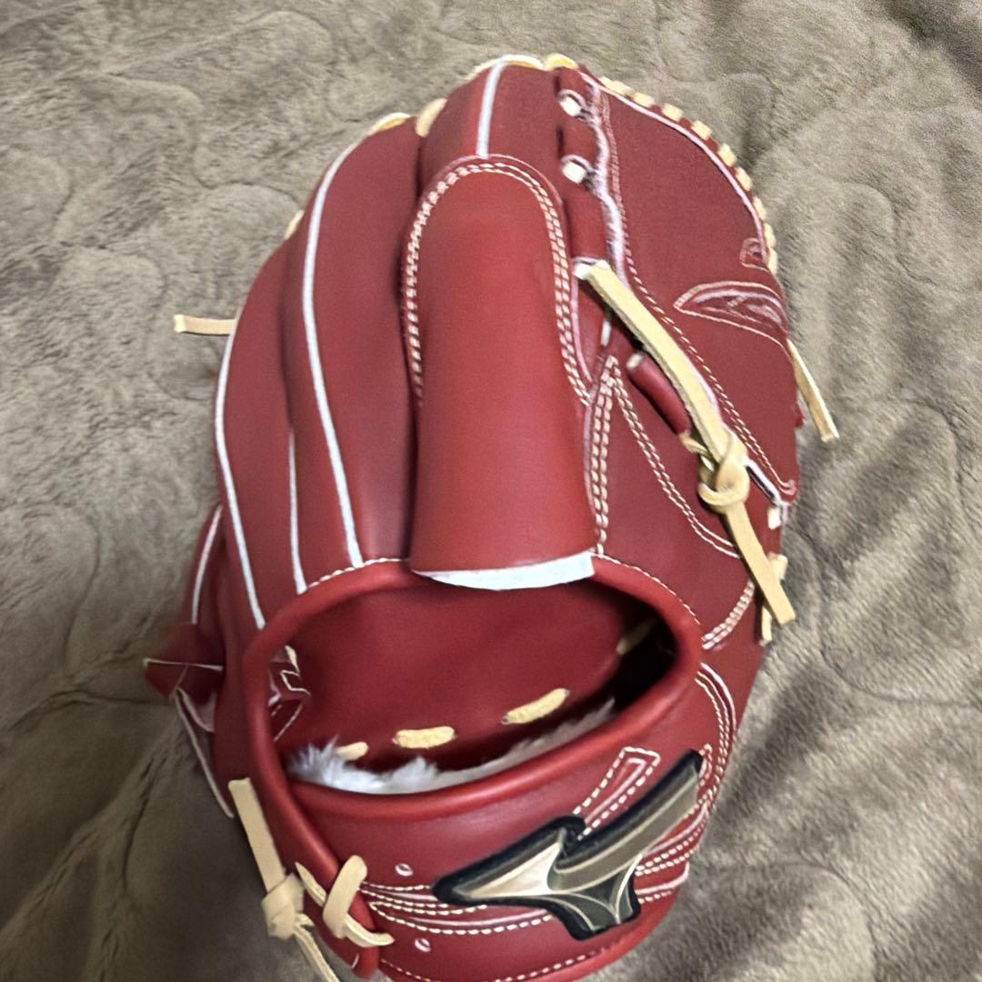 Global Elite 軟式グローブ レッド Global Elite 送料無料 ミズノ グローブ メンズ レディース 軟式用