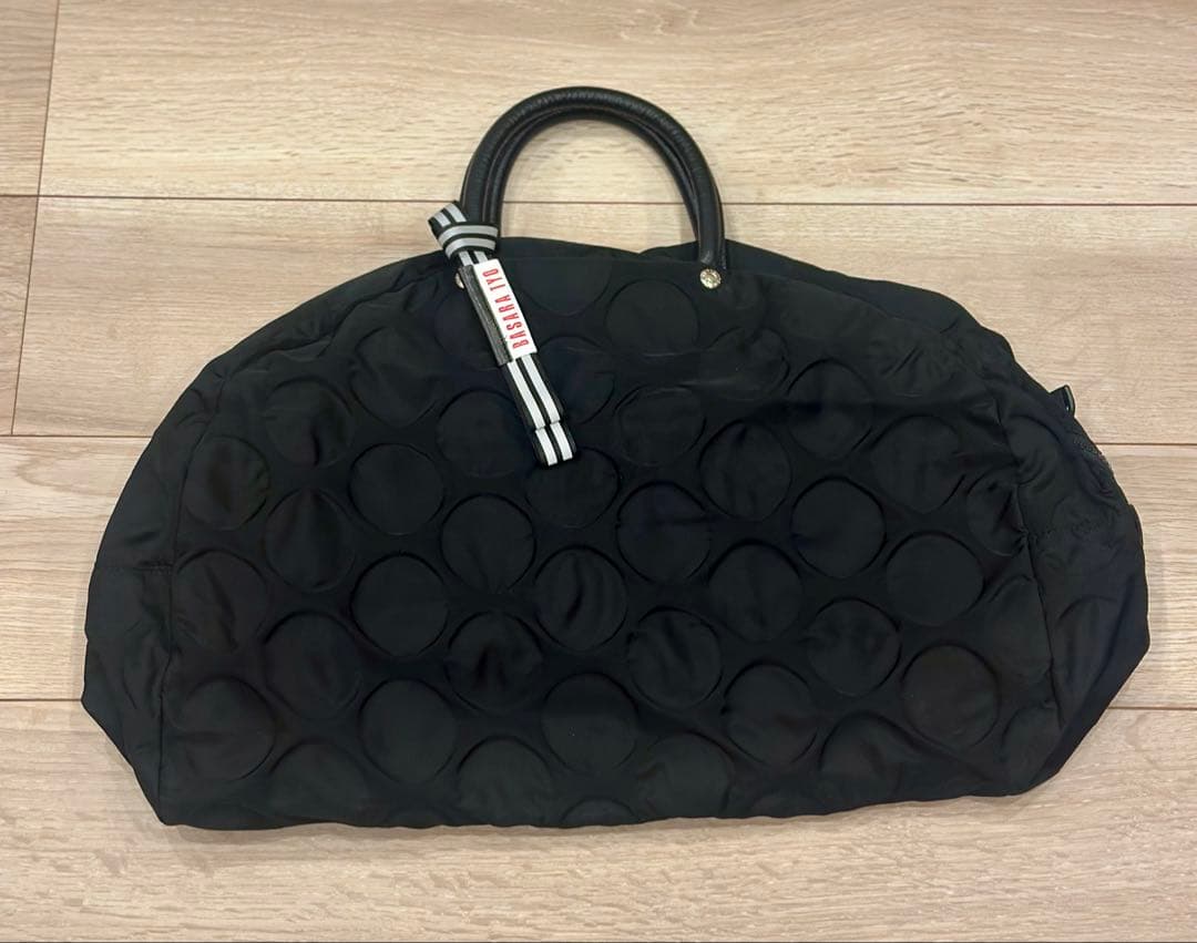 美品　BASARA TYO ブラックボストンバッグ