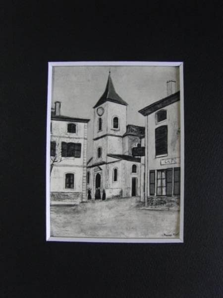 ユトリロ、MauriceUtrillo、限定画集画より、状態良好、新品額付