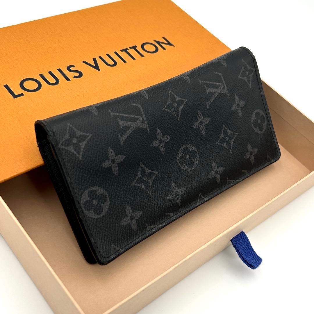 【美品】ルイヴィトン モノグラム エクリプス ポルトフォイユブラザ メンズ 楽天市場】【正規紙袋無料】ルイヴィトン 長財布 ポルトフォイユ