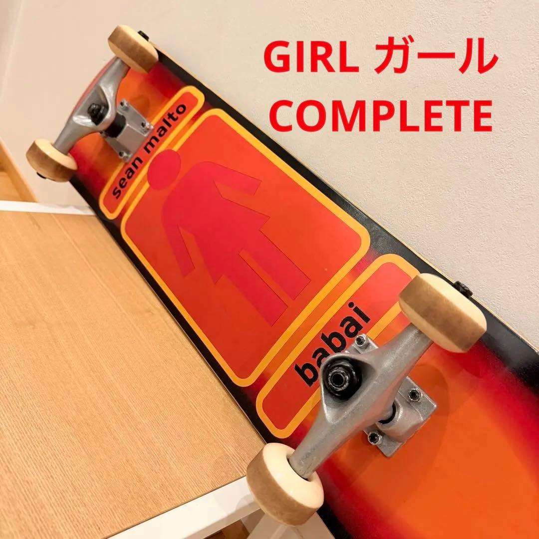 GIRL ガール COMPLETE スケボー ボード スケート スケボー コンプリート ガール GIRL SEAN MALTO BLK DECK サイズ 7.75