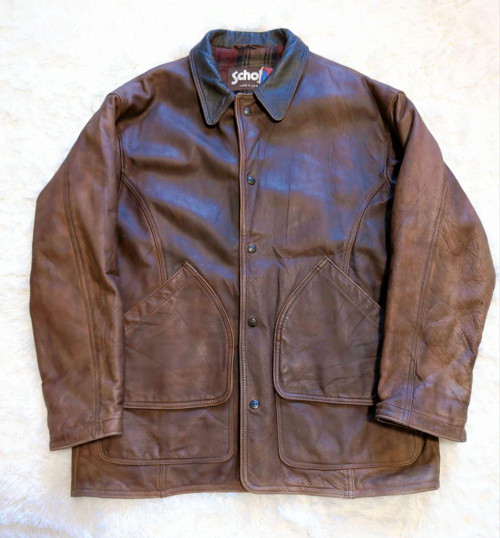 Schott / 80's 90's leather car coat ショット schott（ショット）の「SCHOTT/別注 LEATHER CAR COAT（ライダース