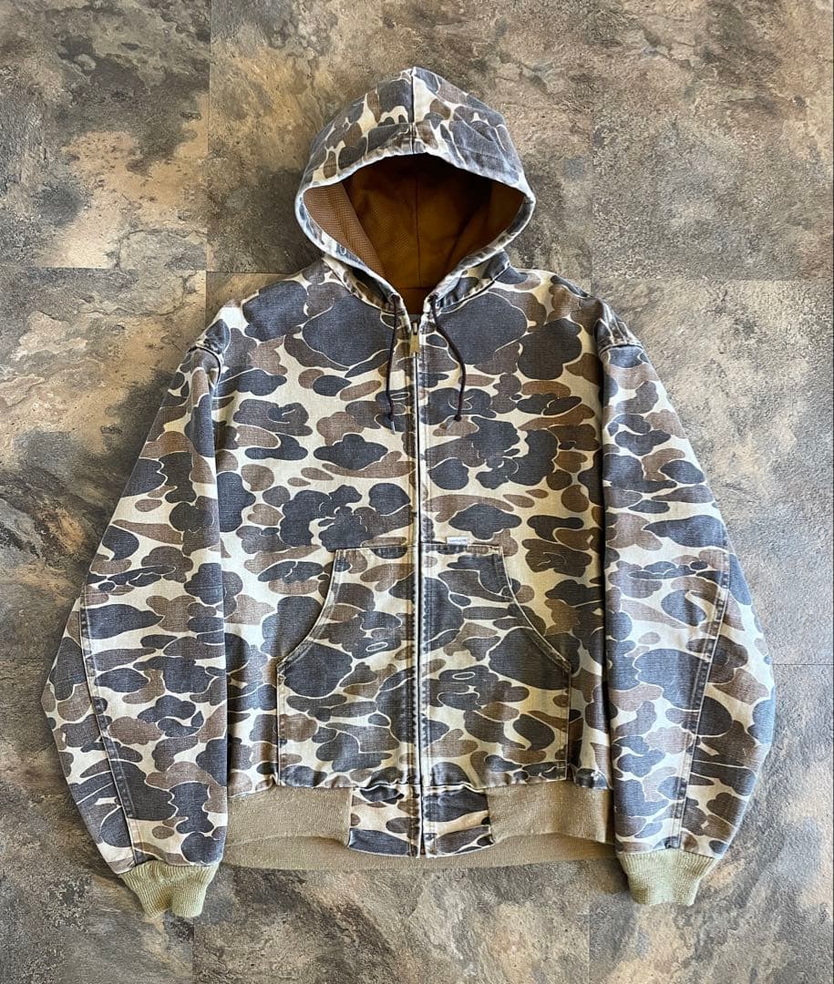 80s Carhartt カーハート アクティブジャケット ダックハンターカモ柄