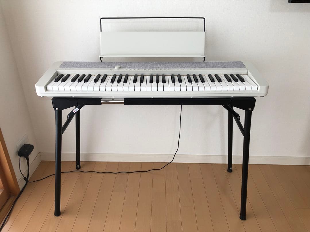 カシオトーンCT-S1 ホワイト※スタンドセット Casio Casiotone CT-S1 76-Key Portable Keyboard - White w