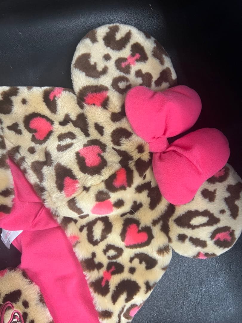 ディズニー ミニーマウス ヒョウ柄 マフラー ファンキャップ 帽子 公式