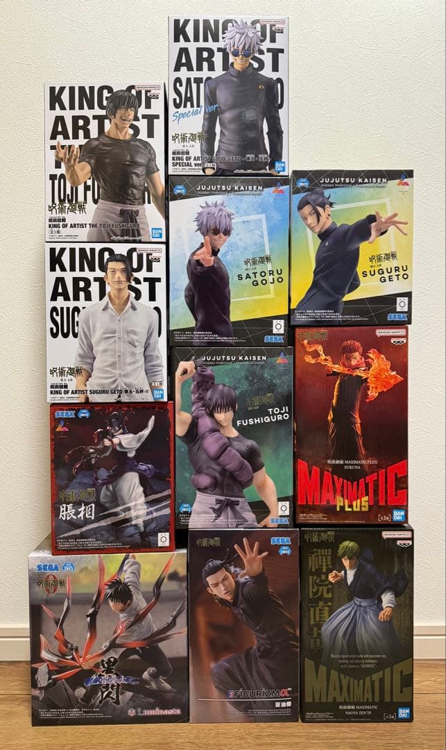 呪術廻戦　フィギュア新品未開封セット