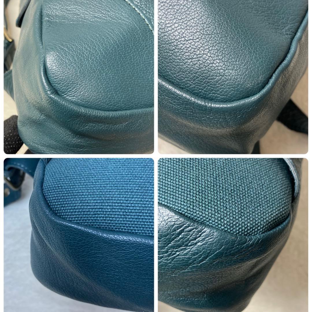 未使用級✨ダコタ ファレル シボ 山羊革 レザー A4可 ロゴ型押し