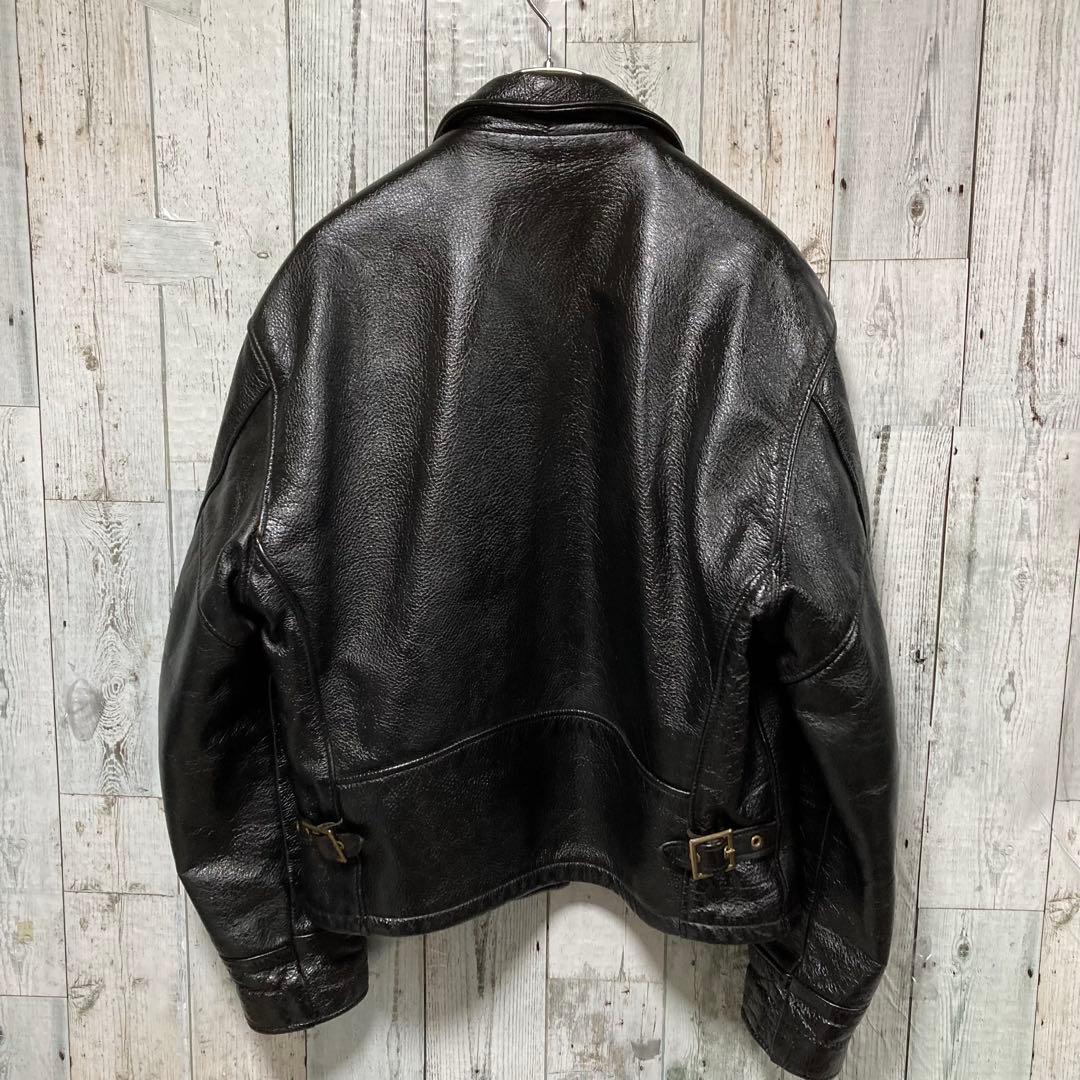 Schott ショット シングルライダース 42 ダークブラウン 681 - メルカリ