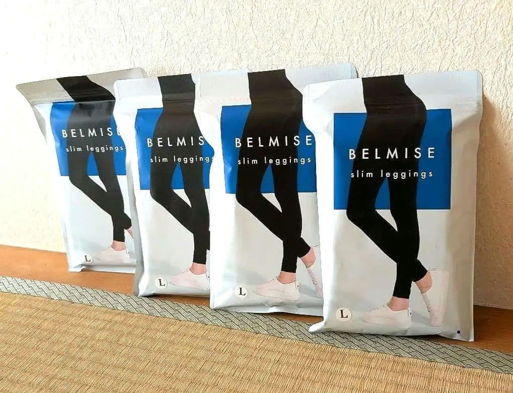 新品未使用 BELMISE スリムレギンス Lサイズ 4パック