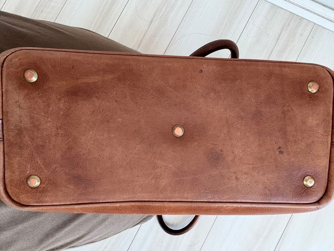 土屋鞄 ビークルラージストックトート【中古品】ブラウン - メルカリ