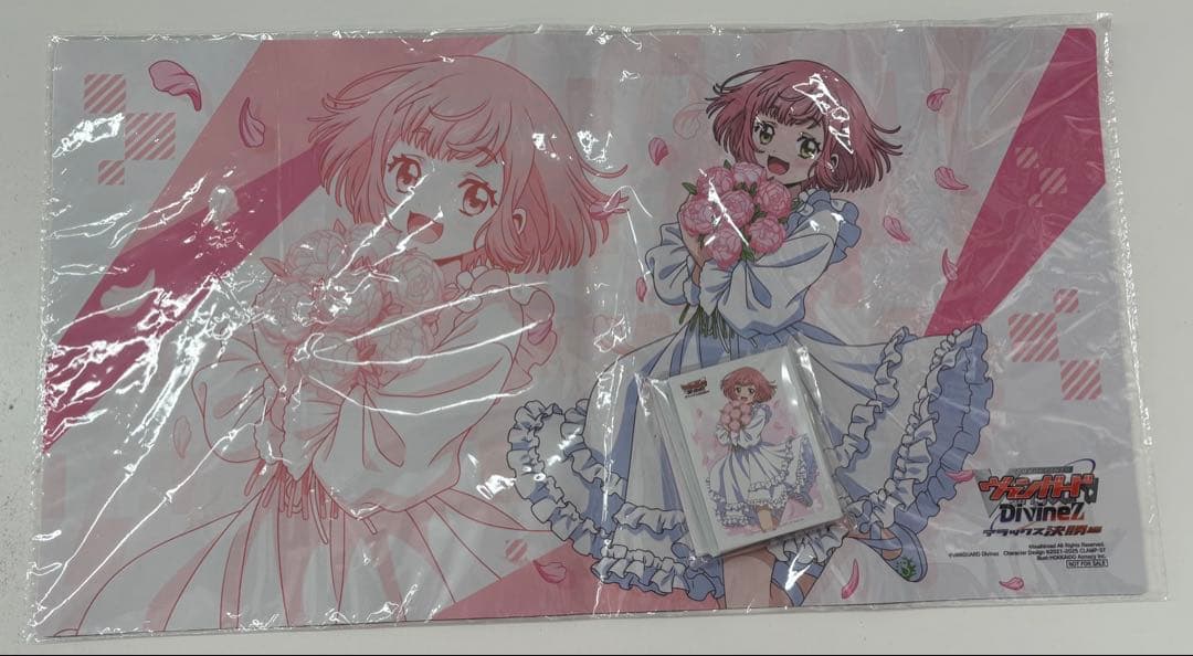 羽根山ウララ　プレイマット　スリーブセット カードファイト ヴァンガード 謹賀新春 羽根山ウララ プレイマット