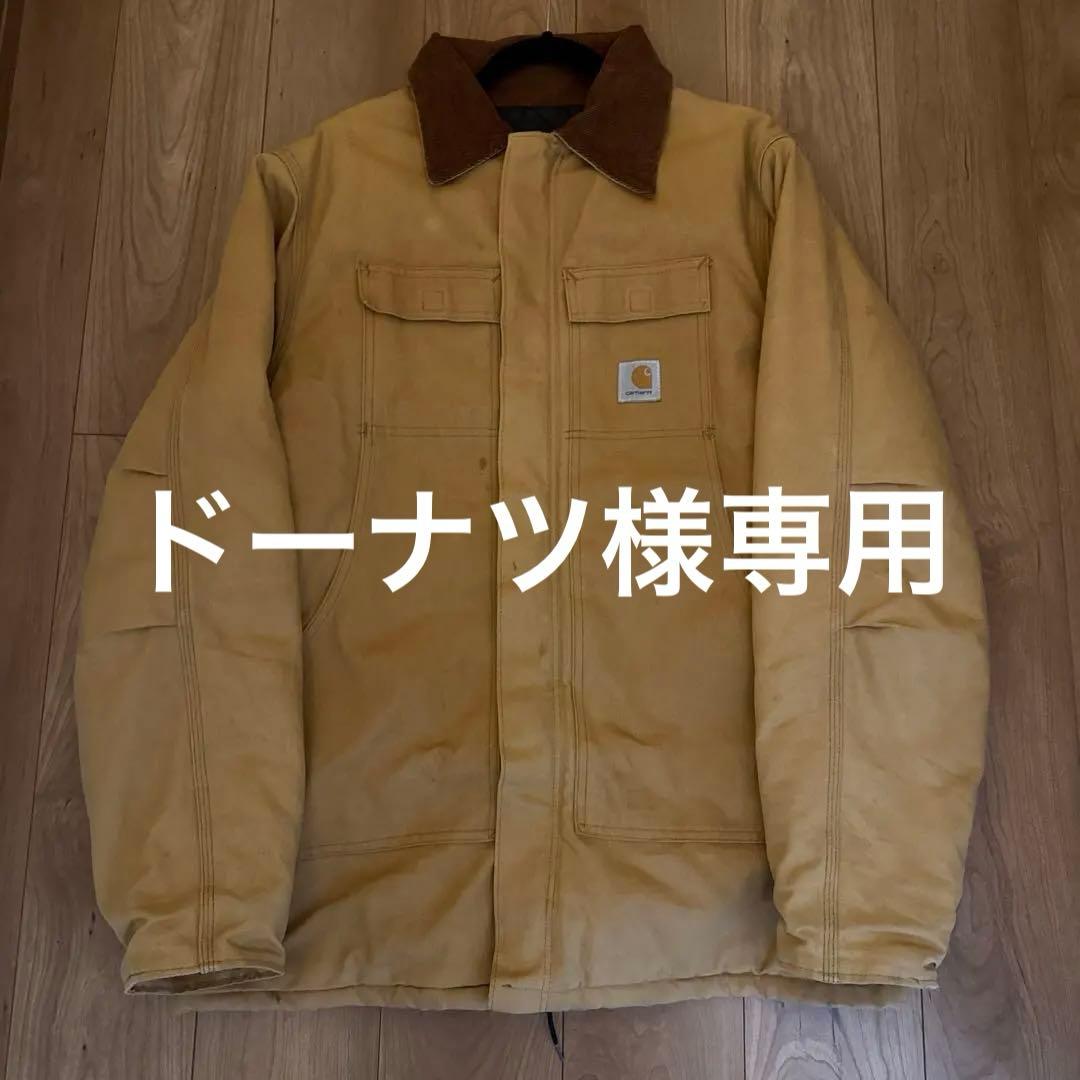 ドーナツ Carhartt デトロイトジャケット USA製 ベージュ