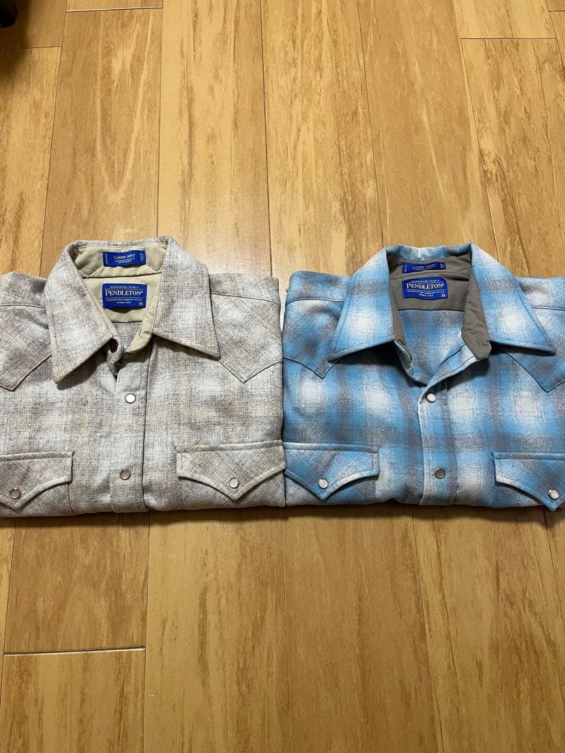 ペンドルトン　ウエスタン　ウールシャツ　2枚セット