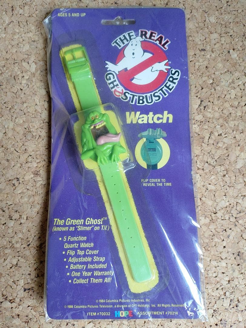 ■ゴーストバスターズ【スライマー トイウォッチ】アメリカンヴィンテージトイ未開封