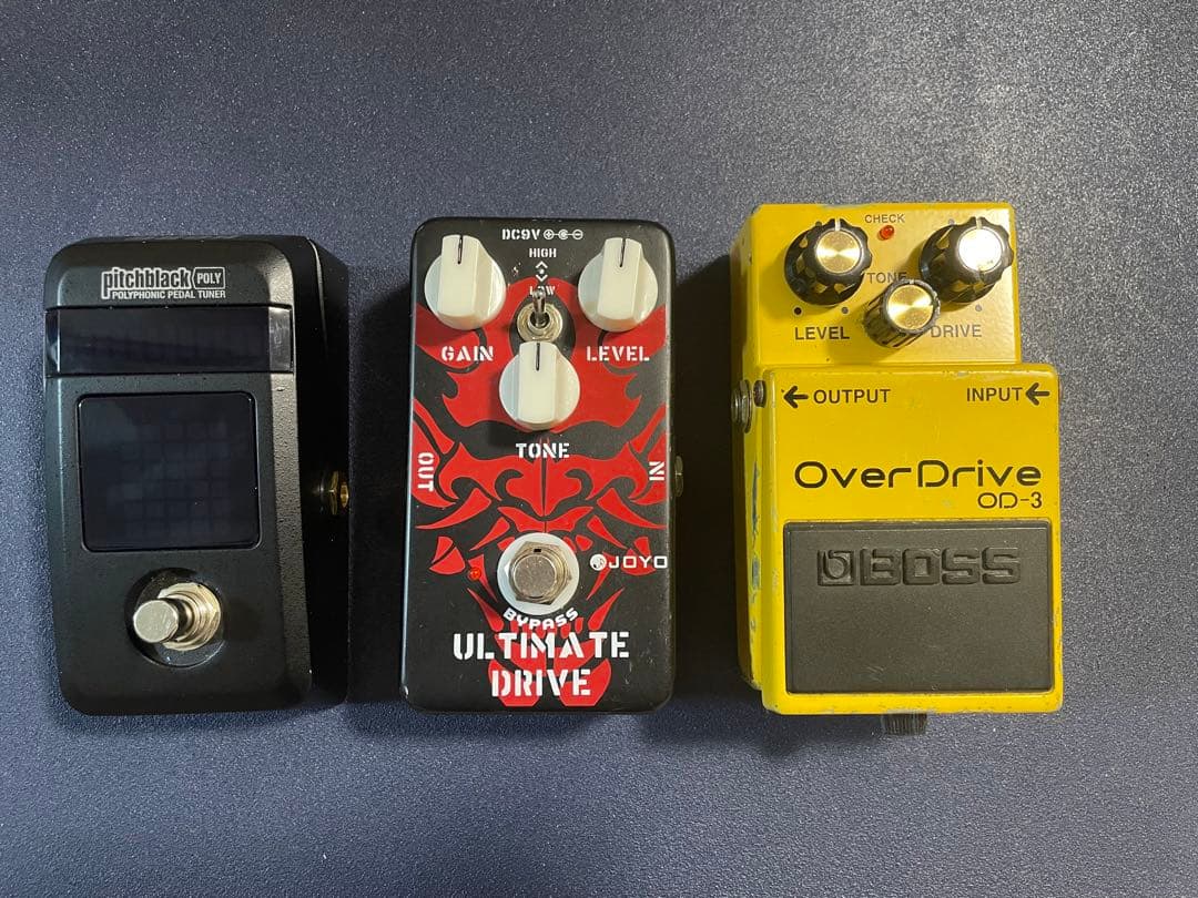 エフェクターセット BOSS OD-3 KORGチューナー他