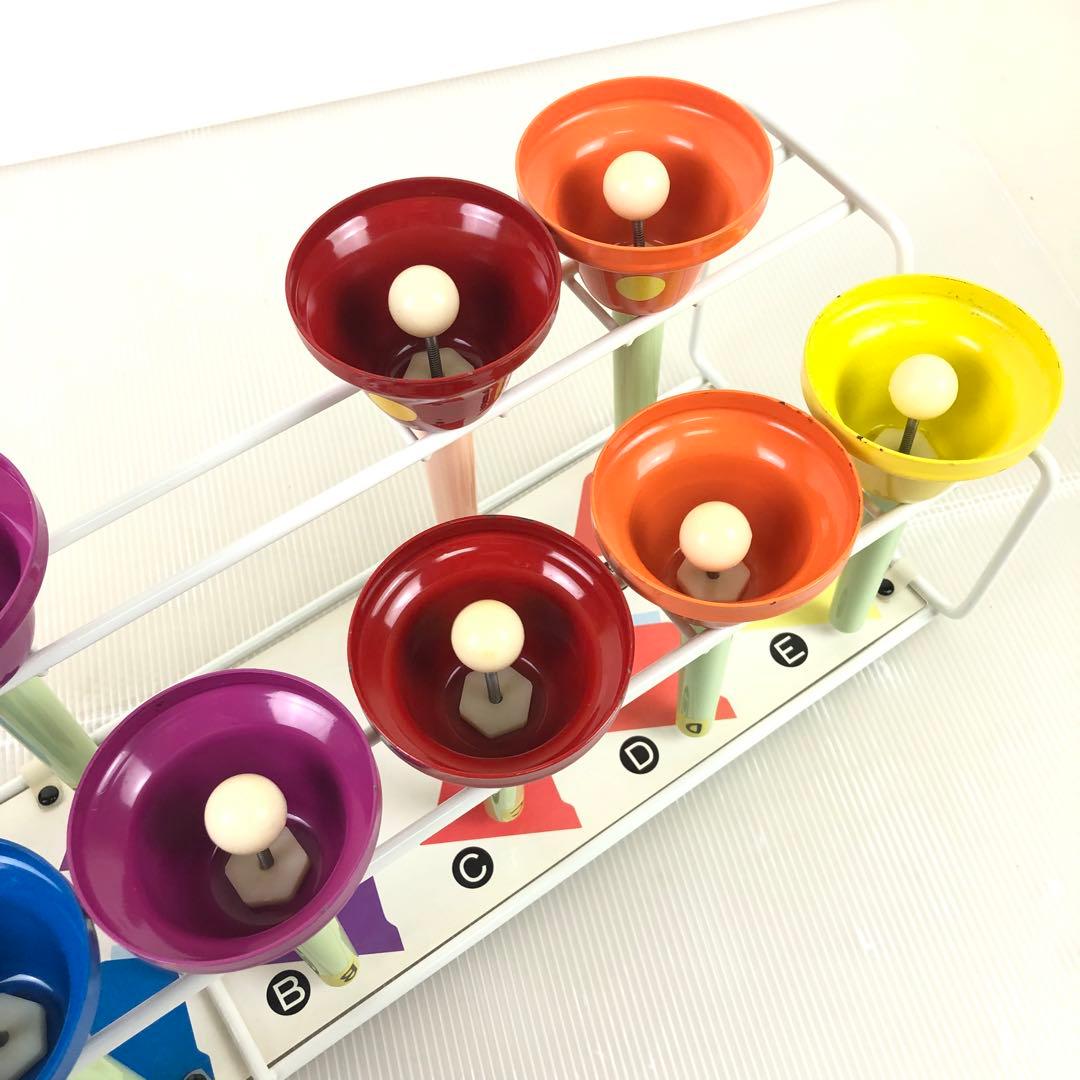 ウチダ ハンドベル ミュージックベル 20音 MB-C 専用スタンド付き