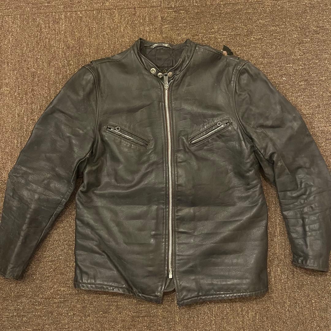 schott 60s~ サボテンタグ シングルライダース size44 60s Schott Bros サボテンタグ ワンスター 36 | SECOND TIME GLORY