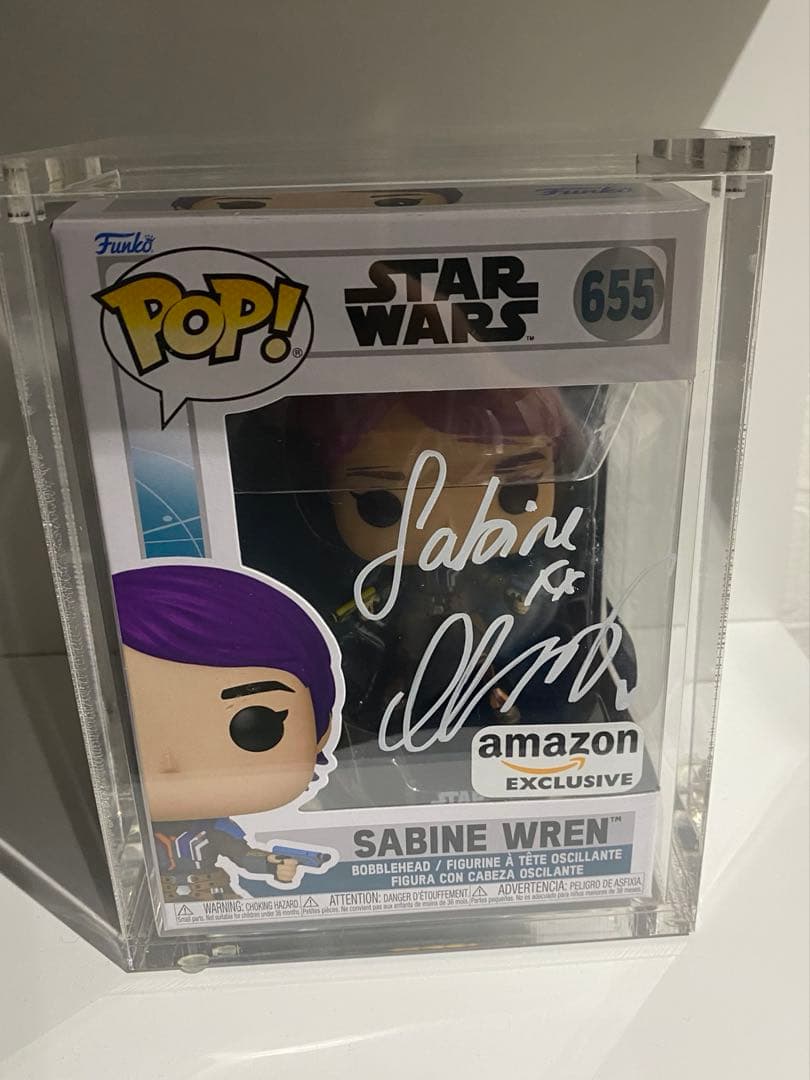 STAR WARS サビーヌ・レン サイン入りfunko pop! Ming-Na Wen Fennec Shand #481 Signed Funko Pop JSA Certified Autograph