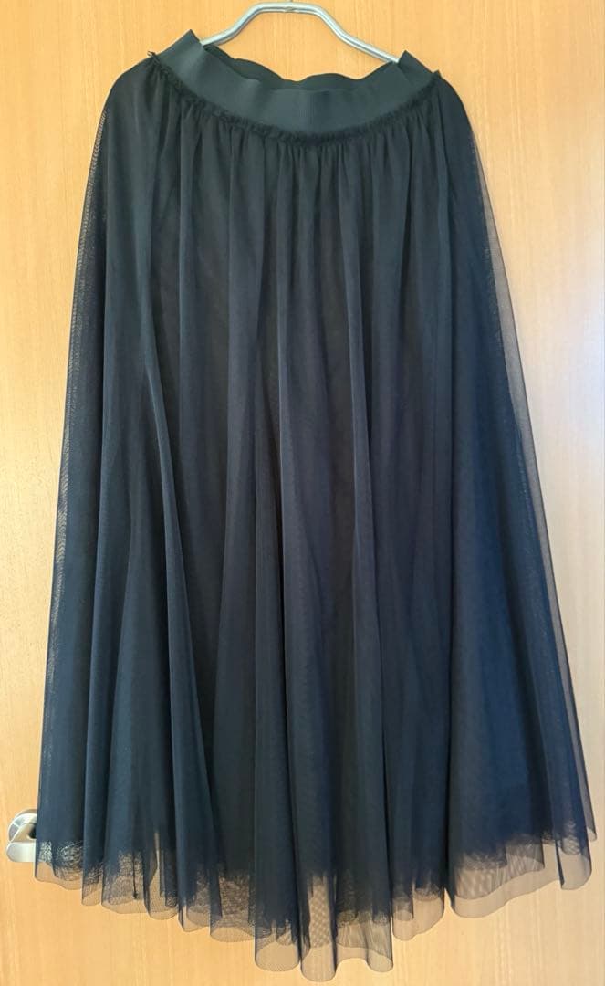 【未使用品】チュールスカート 黒