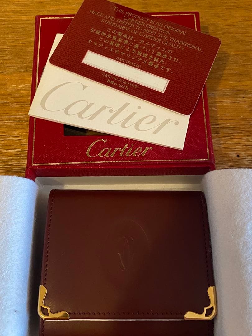 新品未使用品　カルティエ　Cartier マストライン　ケース 楽天市場】【未使用品】Cartier カルティエ マストライン カードケース