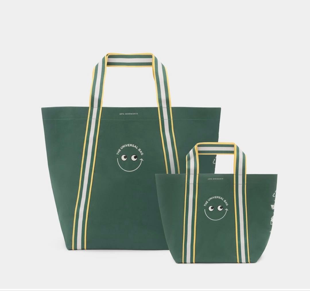 アニヤ・ハインドマーチ×ナショナル麻布　 ユニバーサルバッグ　2点セット