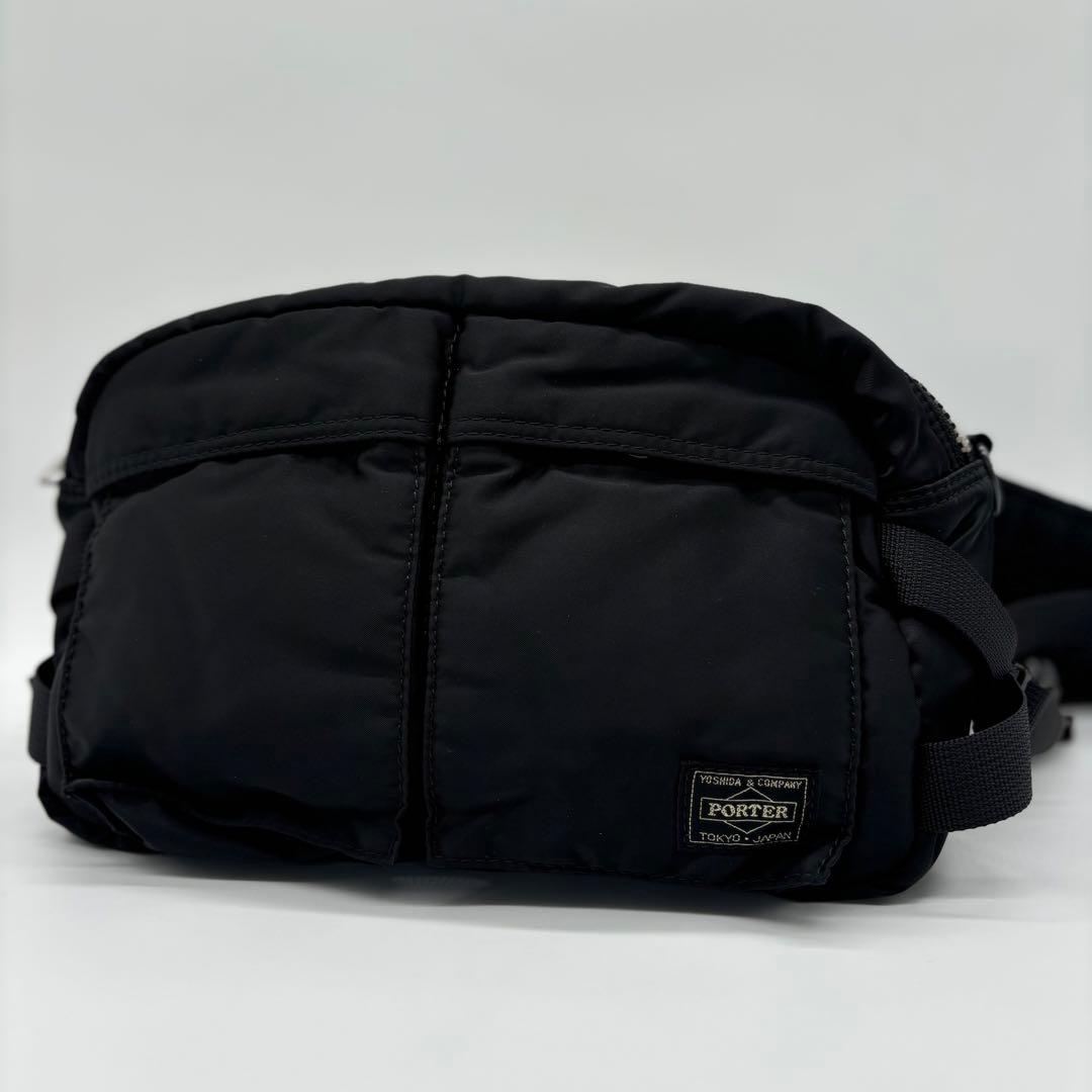 極美品✨PORTER ポーター タンカー ウエストバッグ ブラック