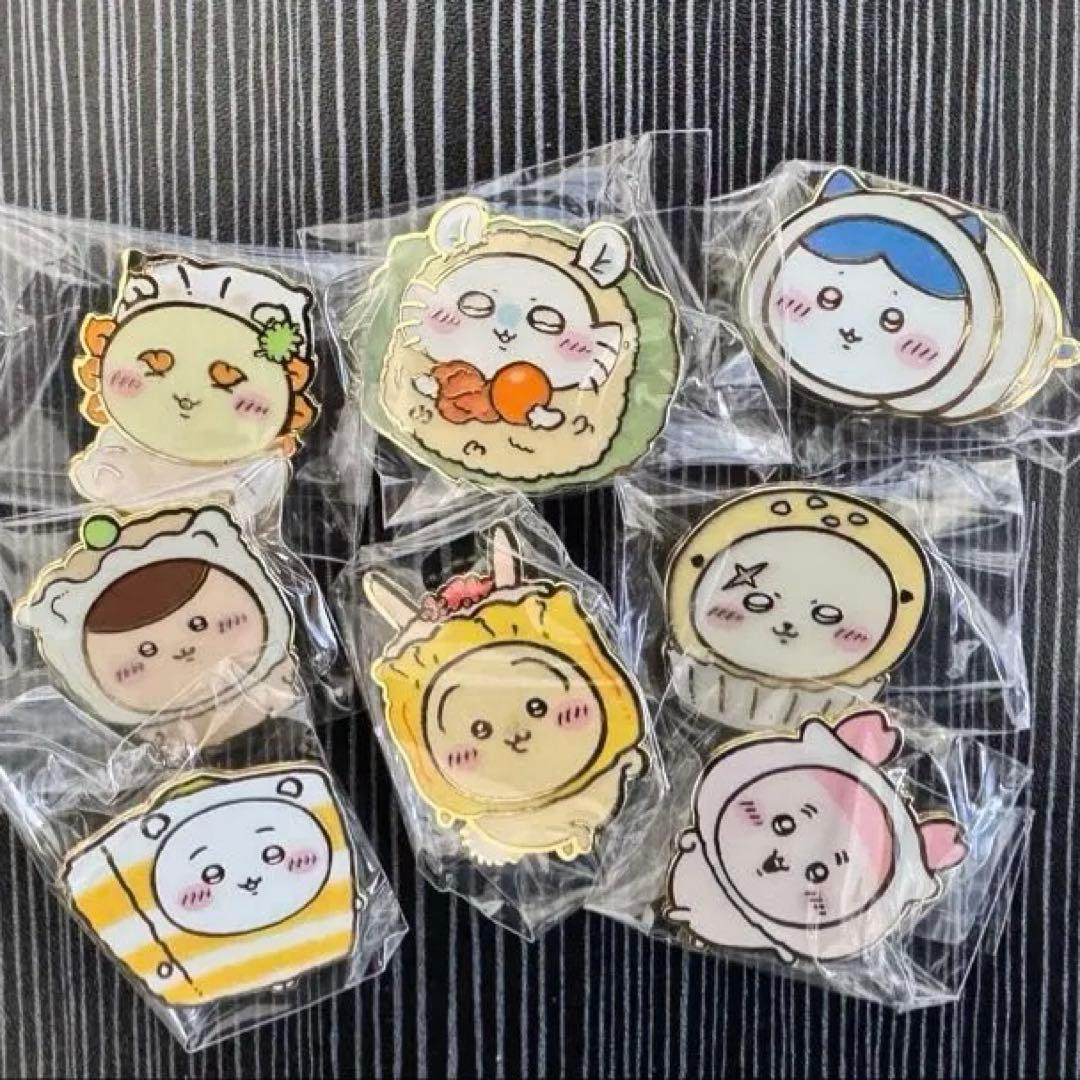 ちいかわ　香港飲茶　ピンバッジ　全8種類コンプリートセット
