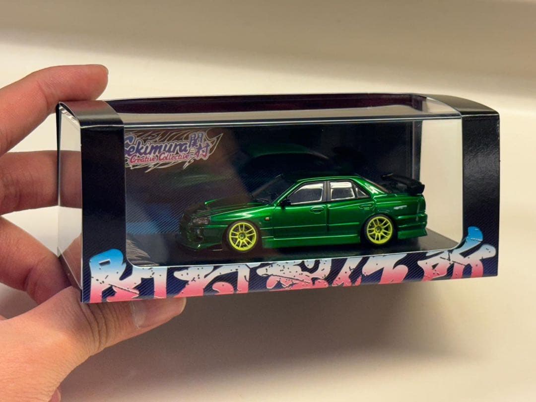 1/64 D1GP URAS BLITZ SKYLINE ER34風関村改完成品